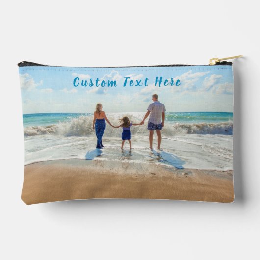 Aangepast uw foto en tekst op maat etui (Achterkant)