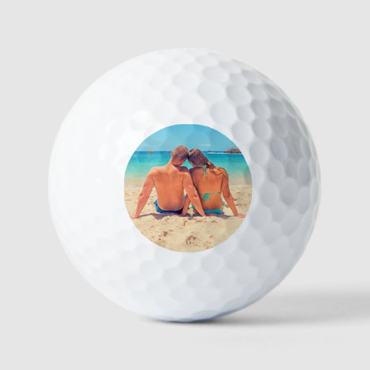Aangepast uw foto Golf Balls Gift Personated Golfballen (Voorkant)