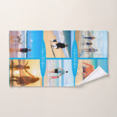 Aangepast uw foto-omslaghanddoeken met tekst bad handdoek (Handdoek)