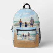 Aangepast Uw Foto Rugzak Gepersonaliseerde Gift (Voorkant)