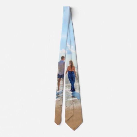 Aangepast uw foto-Stropdas op maat Stropdas (Achterkant)