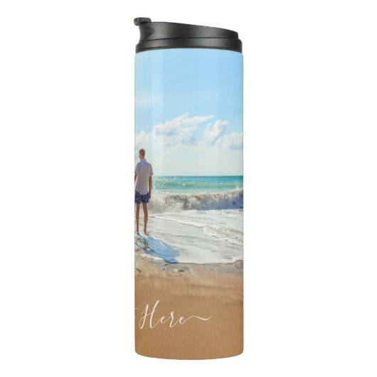 Aangepast uw foto thermische droogtrommel cadeau m thermosbeker (Geroteerd rechts)