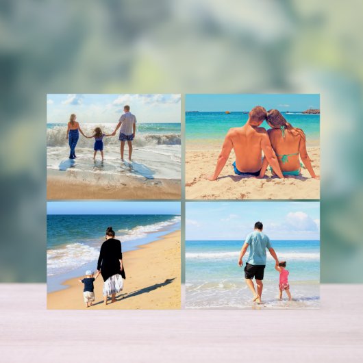 Aangepast uw fotocollage acryl teken acryl bord (Neutraal)