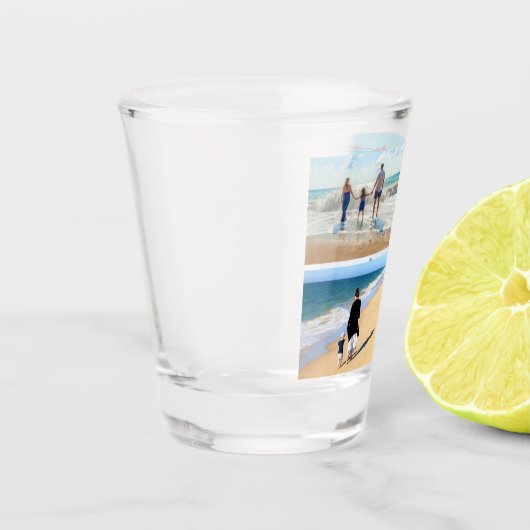 Aangepast uw fotocollage Shot Glass Gift Shot Glas (Links)