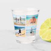 Aangepast uw fotocollage Shot Glass Gift Shot Glas (Voorkant)