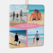 Aangepast uw fotocollage tekst Kerstmis ornament