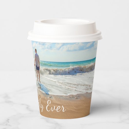 Aangepast uw fotodocument koppen tekst beste famil papieren bekers (Achterkant)