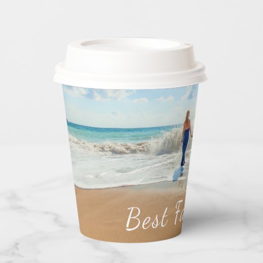 Aangepast uw fotodocument koppen tekst beste famil papieren bekers (Voorkant)