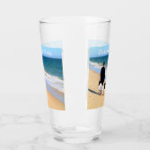 Aangepast uw fotoglas met tekst glas (Links)