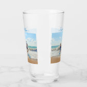 Aangepast uw fotoglas met tekst glas (Links)