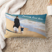 Aangepast uw fotokussen met tekstnaam kussen (Deken)