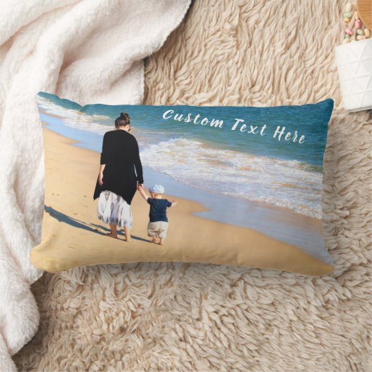 Aangepast uw fotokussen met tekstnaam kussen (Deken)