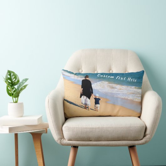 Aangepast uw fotokussen met tekstnaam kussen (Stoel)