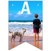 Aangepast uw fotoontwerp Verjaardag Bunting Vlagge Vlaggetjes (Derde vlag)