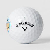Aangepast Uw Fotostempels Golfballen met Tekst (Logo)