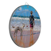 Aangepast uw fototekenbord Cadeautjes op maat Dartbord (Voorkant Links)