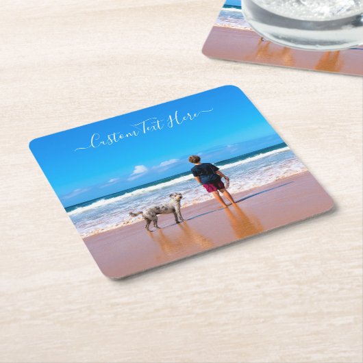 Aangepast uw huisdier Dod fotopapier Onderzetter m (Schuin)