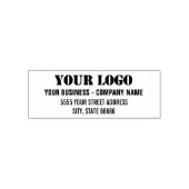 Aangepast uw Logo adres Zelfinkend stempel (Design)