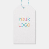 Aangepast uw Logo bedrijf Cadeaulabel (Achterkant)