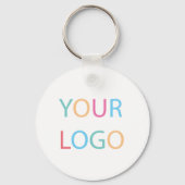 Aangepast uw Logo bedrijf Sleutelhanger (Achterkant)
