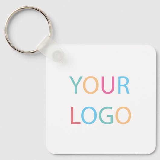 Aangepast uw logo bedrijf  sleutelhanger (Voorkant)