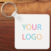 Aangepast uw logo bedrijf  sleutelhanger (Voorkant)