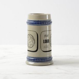 Aangepast uw logo bierglazen, mokken & kroezen