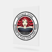 Aangepast uw Logo hier Afbeelding Business Acryl Bord (Hoek)