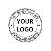 Aangepast uw Logo Naam Website Professionele Stemp Rubberstempel (Afrduk)