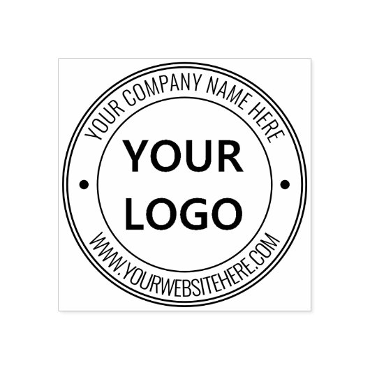 Aangepast uw Logo Naam Website Professionele Stemp Rubberstempel (Afrduk)