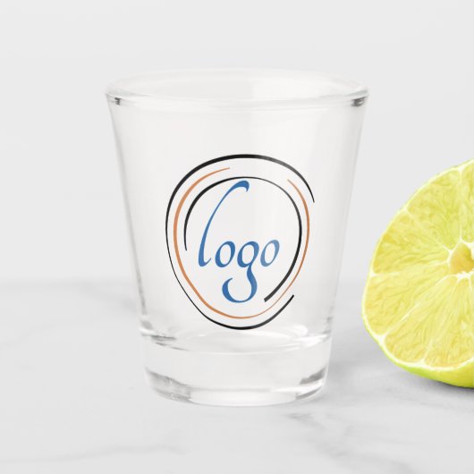 Aangepast uw Logo Shot Glass Glas (Voorkant)