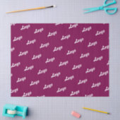 Aangepast uw logo stijlvol moderne wijn wit tissuepapier (Craft)