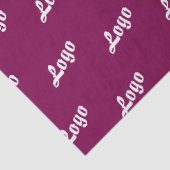 Aangepast uw logo stijlvol moderne wijn wit tissuepapier (Detail)