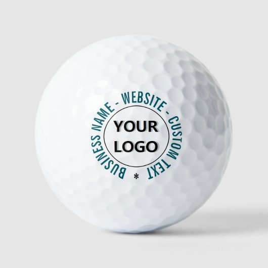 Aangepast Uw Logo Tekst Promotionele Golfballen Gi (Voorkant)