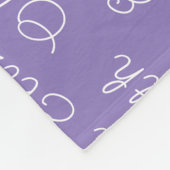 Aangepast uw pasgeboren gepersonaliseerde baby mei fleece deken (Hoek)