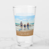 Aangepast uw Photo Glass Gift met Tekstnaam Glas (Voorkant)