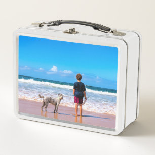 Aangepast uw Photo Metal Lunch Box