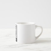Aangepast uw QR Code Espresso Cup Gepersonaliseerd Kop (Rechts)