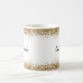 Aangepast uw woorden hier gepersonaliseerd wit en koffiemok (Center)