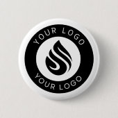 Aangepast uw zakelijke Logo of aangepaste Ronde Button 5,7 Cm (Voorkant)