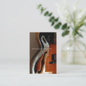 Aangepast V-Visitekaartje voor Guitar Player Visitekaartje (Staand voorkant)