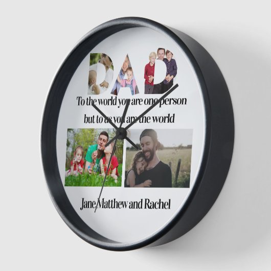 Aangepast Vaderdag 5 Fotocollage (Hoek)