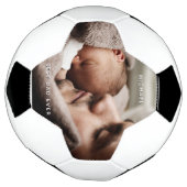 Aangepast vaderdag beste pap Aangepast fotobericht Voetbal (Gedraaid)