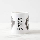 Aangepast Vaderdag Dachshund Papa Hondenliefhebber Koffiemok (Center)