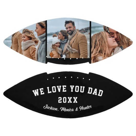 Aangepast Vaderdag Foto-Football American Football (Panelen)