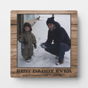 Aangepast Vaderdag fotocollage voor papa Fotoplaat