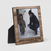 Aangepast Vaderdag fotocollage voor papa Fotoplaat (Voorkant)