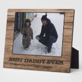 Aangepast Vaderdag fotocollage voor papa Fotoplaat (Zijkant)