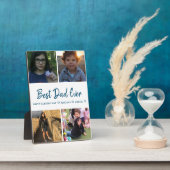 Aangepast Vaderdag fotocollage voor papa Fotoplaat (Zijkant)