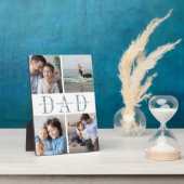 Aangepast Vaderdag Kinder Foto Collage Fotoplaat (Zijkant)